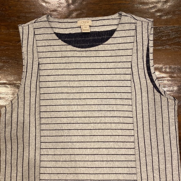 J. Crew Navy White Knit Tank Size Women’s XXS - Picture 4 of 13